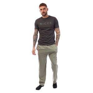 Nicce Mens Aderyn Top & Bottom Set / Khaki Green/Green